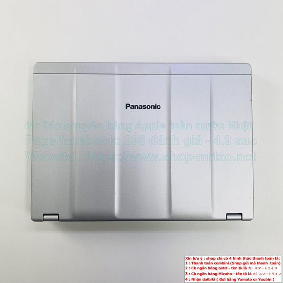 Panasonic Let's note CF-SZ5  màu Silver 12.1inch  Core i5 6300U Ram 4GB , hình thức 98% mã sp 14741.