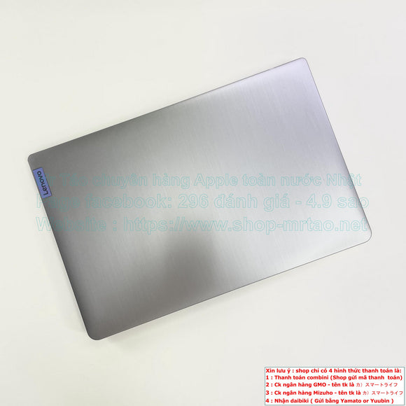 Lenovo ideapad 3 màu Gray 15.6inch Ryzen 3 5300U Ram 8GB hình thức 99% mã sp KZTDP.