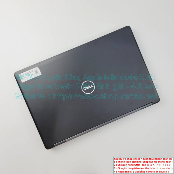 Dell Latitude 5590  màu Black 15.6inch Core i7 8650U Ram 16Gb, hình thức 99% mã sp FHNN2.