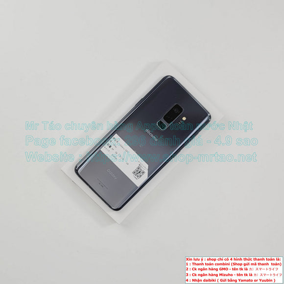Galaxy S9 Plus màu Gray 64Gb Quốc tế, hình thức 98% mã sp 08986.