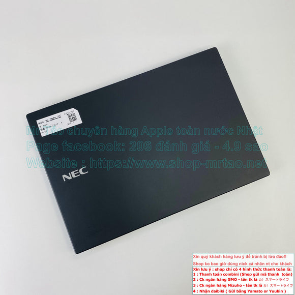 Nec VersaPro 13.3inch Core i5 8365U Ram 8Gb màu Black hình thức 99% mã sp 2191A.