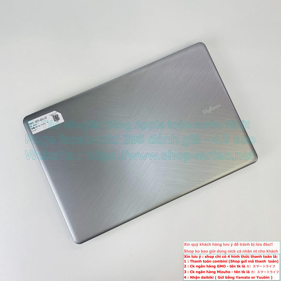 Diginnos DX-K 15.6inch  màu Gray Core i3 7100U Ram 8Gb hình thức 99% mã sp 29843.