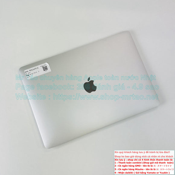 Macbook Air 2018 màu Sliver 13.3inch core i5 Ram 8Gb hình thức đẹp 99% mã sp 5JK7C.