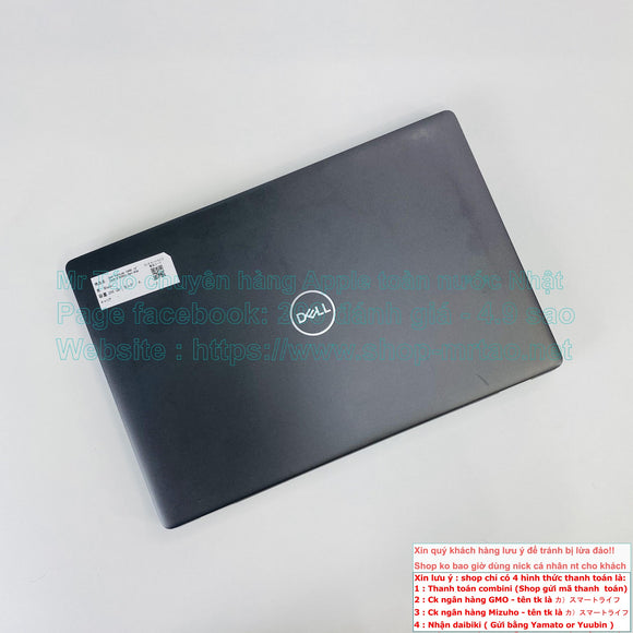 Dell Latitude 5400 màu Black 14inch Core i5 8265U Ram 8Gb Có cảm ứng màn hình hình thức 98% mã sp KR2Z2.SALE