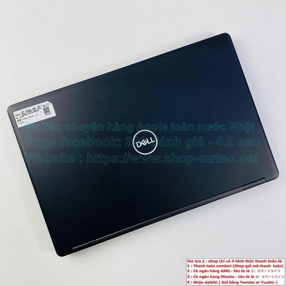 Dell Latitude 5590 15.6inch màu Black Core i7 8650U Ram 16Gb /NVIDIA Geforce MX130, hình thức  99% mã sp WHST2.