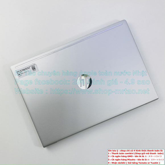 HP ProBook 450 G6 màu Silver 15.6inch Core i5 8265U Ram 8Gb, hình thức 99% mã sp 2QQ2F.SALE