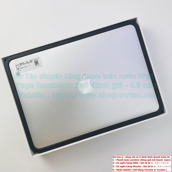 Macbook Pro 2015 Silver 13.3inch Core i5 Ram 8Gb, hình thức 99% mã sp BFVH3.SALE