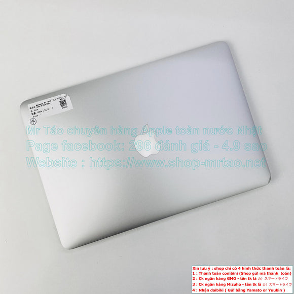 Macbook Air 2015 Silver 13.3inch core i5 Ram 8Gb, hình thức 98% mã sp 2H3QD.