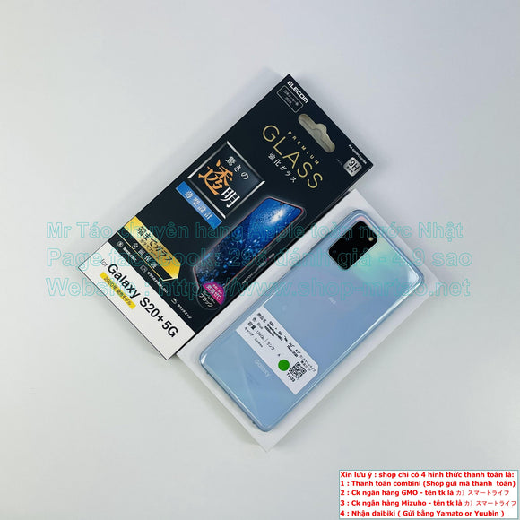 Galaxy S20 Plus 5G màu Blue 128Gb Chip Snapdragon 865 Quốc tế (trừ mạng au) hình thức máy 98% mã sp 71433.