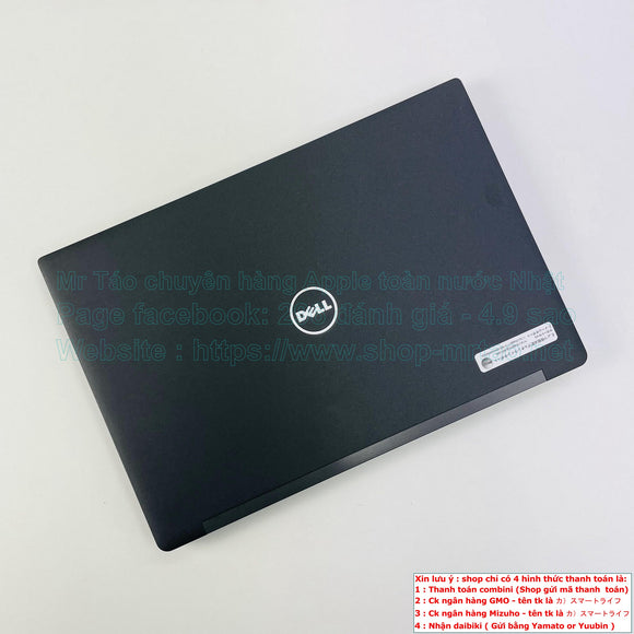 Dell Latitude 7280 12.5inch màu Black  Core i5 7200U Ram 4Gb  hình thức 98-99% mã sp YNHM2.